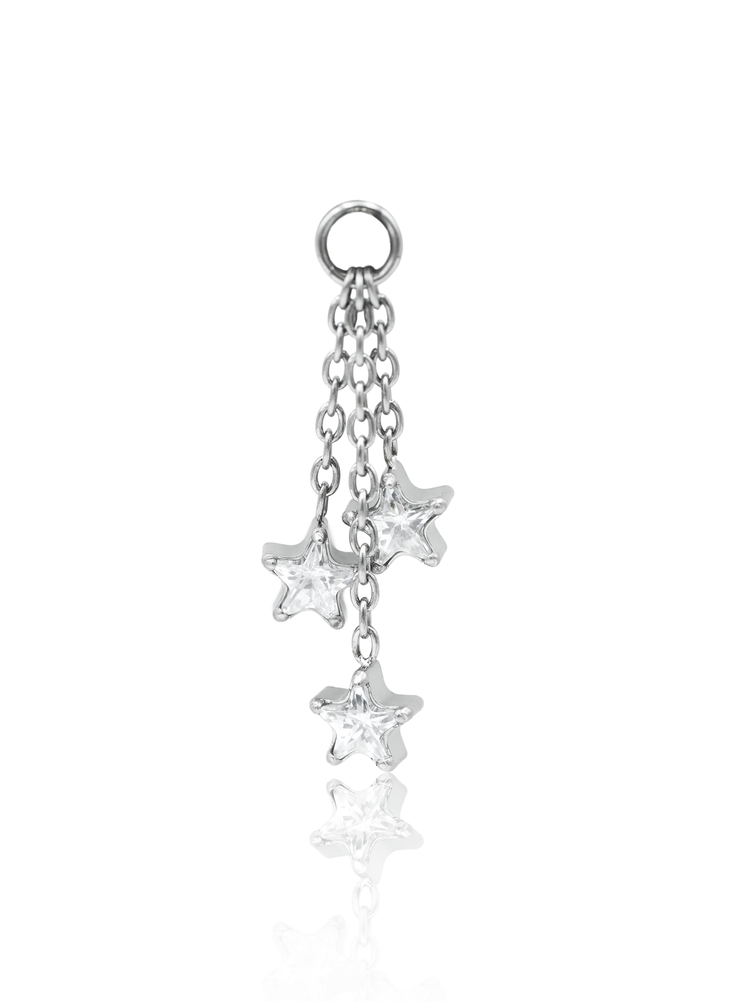 Zawieszka "Falling Stars" - tytanowa zawieszka z gwiazdkami