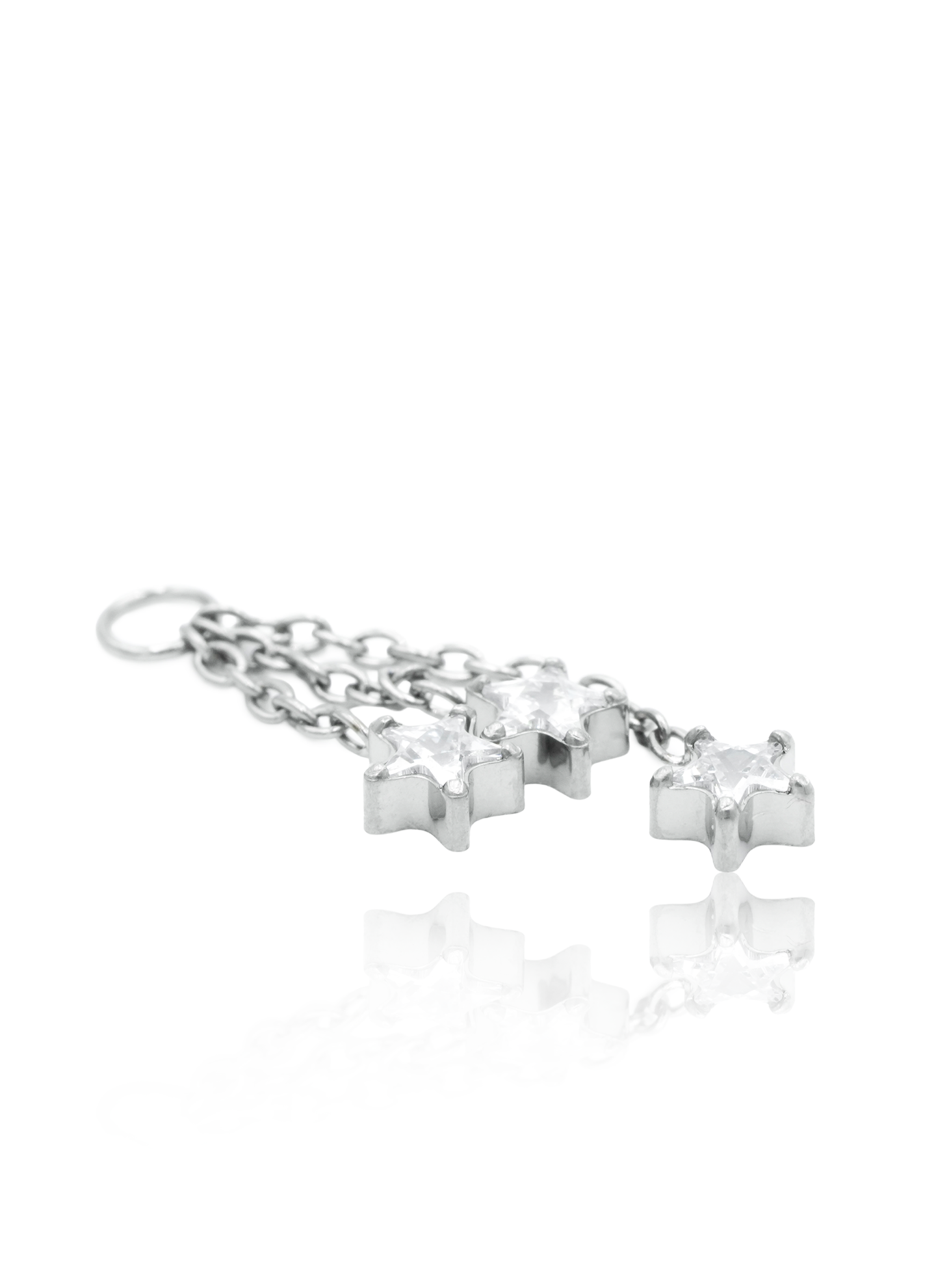 Zawieszka "Falling Stars" - tytanowa zawieszka z gwiazdkami