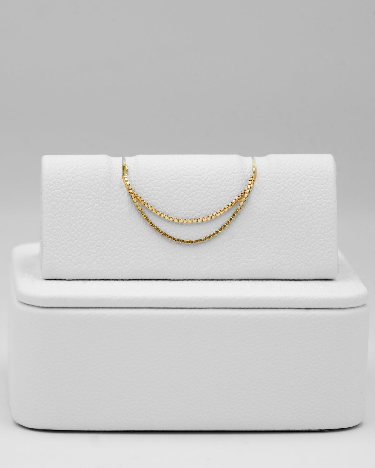 Podwójny łańcuszek do przekłucia "Goldline Double Chain" - łańcuszek ze złota 14K