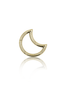Kolczyk do ucha "Moon gold" - tytanowy clicker
