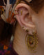 Kolczyk do ucha "Koi fish" - anodyzowany tytanowy labret z rybką Koi