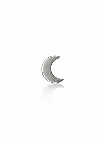 Ear piercing "Moon" - titanium labret moon