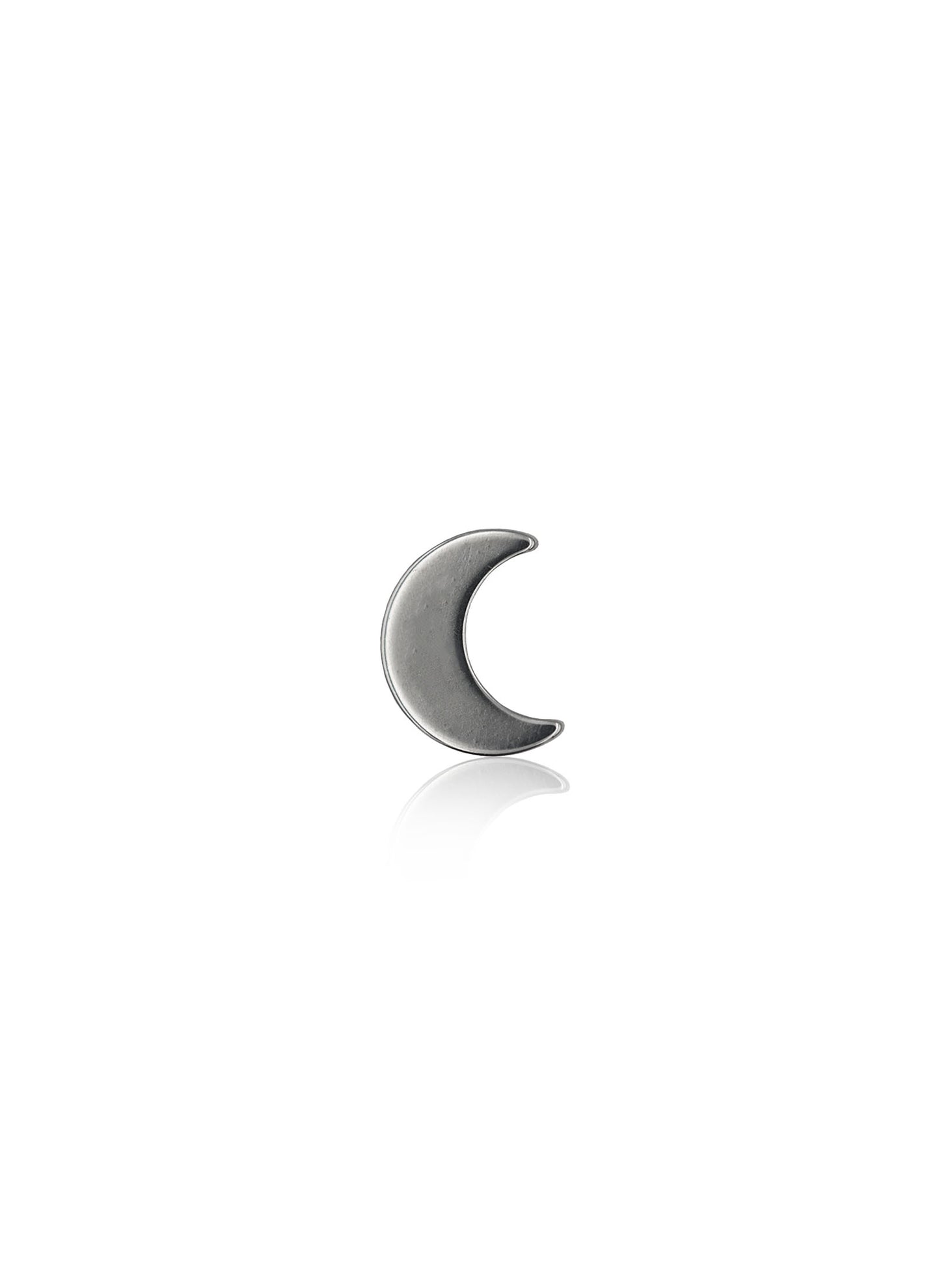 Kolczyk do ucha "Moon" - tytanowy labret księżyc