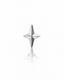 "Small star" ear stud - titanium labret with a star
