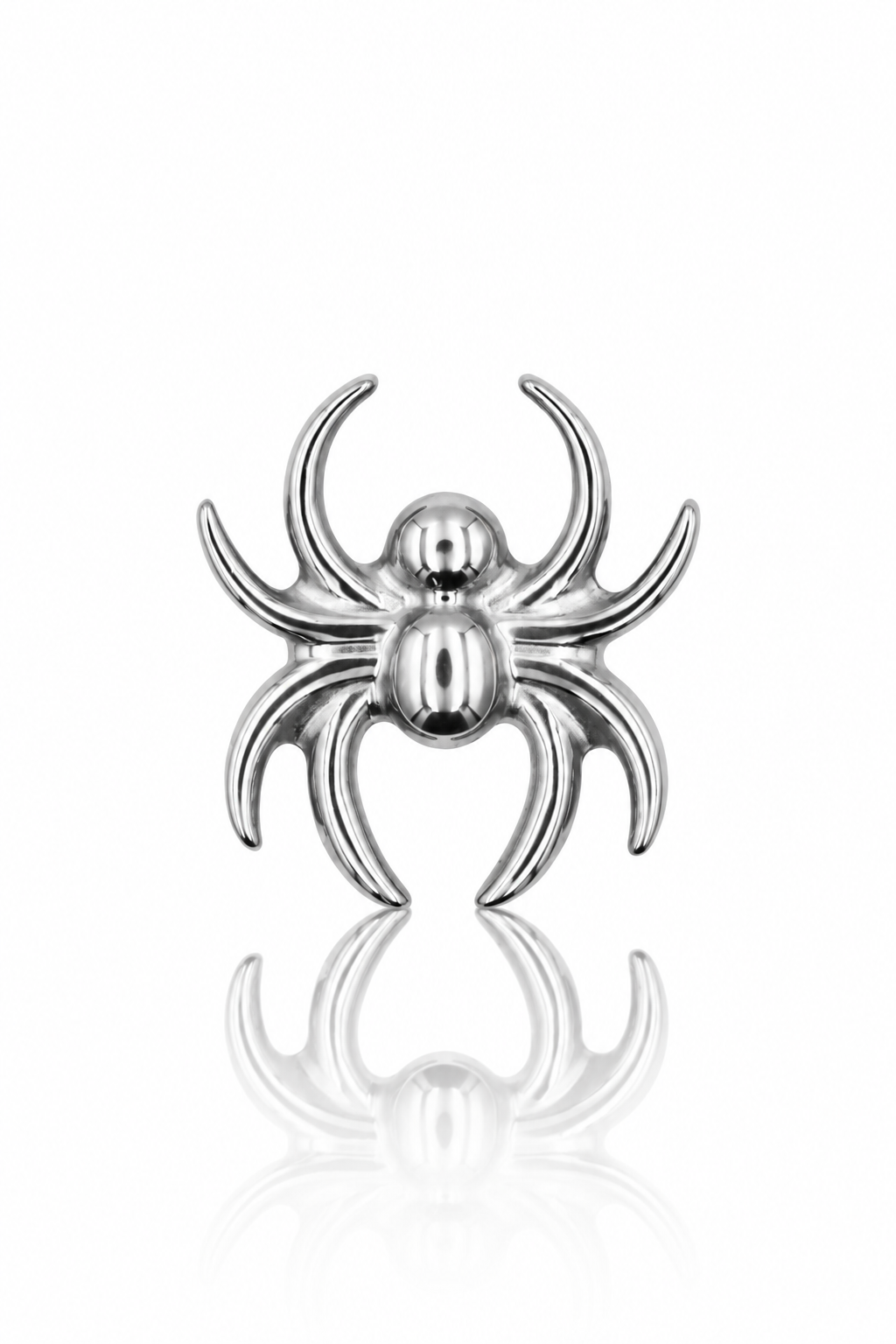 Kolczyk do ucha "Small spider" - tytanowa nakrętka