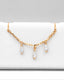 Łańcuszek do przekłucia "Golden Crystal Dew Chain" - łańcuszek ze złota 14K z cyrkoniami