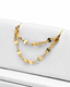 Podwójny łańcuszek do przekłucia "Golden Shimmer Chain" - łańcuszek ze złota 14K