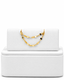 Podwójny łańcuszek do przekłucia "Golden Shimmer Chain" - łańcuszek ze złota 14K
