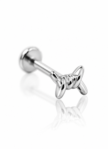 Ear piercing "Thorn" - titanium labret thorn