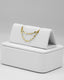 Podwójny łańcuszek do przekłucia "Golden Shimmer Chain" - łańcuszek ze złota 14K
