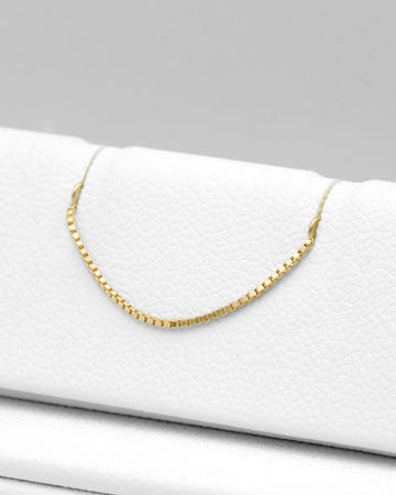 Łańcuszek do przekłucia "Golden Line Chain" - łańcuszek ze złota 14K