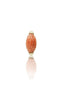 Kolczyk do ucha "1 long stone sandstone" – złoty tytanowy labret w kształcie łezki z goldstone