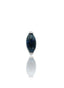 Kolczyk do ucha "1 long stone galaxy"- tytanowy labret w kształcie łezki z blue goldstone