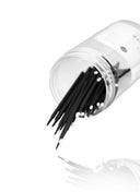 Microbrush – mikroaplikatory jednorazowe czarne 100 szt. bezpyłowe