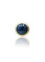 Kolczyk do ucha "1 stone galaxy" – złoty tytanowy labret z blue goldstone