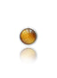 Kolczyk do ucha "1 stone tiger eye" – tytanowy labret z tygrysim okiem