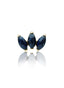 Kolczyk do ucha "straight 3 stone galaxy" – złoty tytanowy labret z blue goldstone (Kopia)