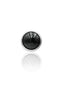 "1 stone black" ear stud - titanium labret with stones