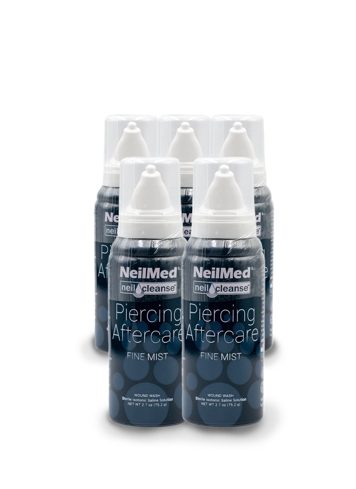 NeilMed Spray do przekłuć – woda morska 75 ml zestaw 5 sztuk