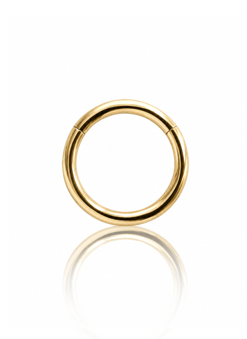 Kolczyk do ucha lub nosa "Classic Gold" - 14K złoty clicker