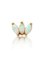 Earring "Siren" - 14K gold labret with opal