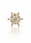 Kolczyk do ucha "Crystal blossom" - nakrętka 14K z cyrkoniami