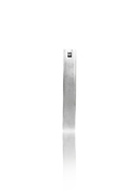 Navel ring "Empty space" - titanium earring with cubic zirconia