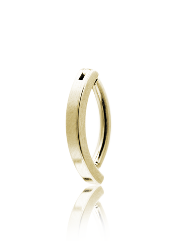 Kolczyk do pępka "Empty space" - anodyzowany tytanowy kolczyk z cyrkoniami