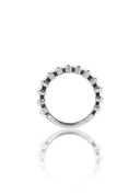 "Big zirconias" earring - titanium clicker with zirconias