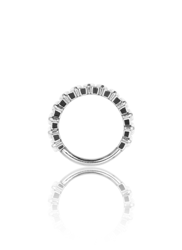 Kolczyk do ucha "Big zirconias" - tytanowy clicker z cyrkoniami