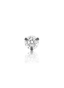 Earring "Jedyneczka" - titanium labret with cubic zirconia