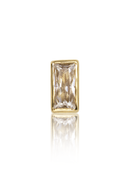 Kolczyk do ucha "Rectangle" - 14K złoty labret