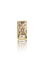 Kolczyk do ucha "Rectangle" - 14K złoty labret