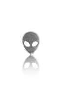 Kolczyk do ucha "Skull" - tytanowy kolczyk