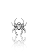 "Small spider" ear stud - titanium screw cap
