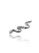 Earring "Sssnake" - titanium labret with a snake