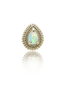 Kolczyk do ucha "Third eye opal" - anodyzowany tytanowy labret z opalem
