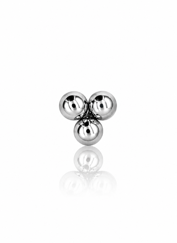 Earring "Three" - titanium labret