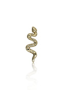 Kolczyk do ucha "Snake" - 14K złoty labret