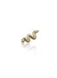 Kolczyk do ucha "Snake" - 14K złoty labret