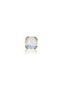 Kolczyk do ucha "One opal" - 14K złoty labret
