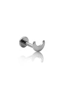 Ear piercing "Moon" - titanium labret moon