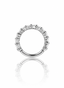 "Big zirconias" earring - titanium clicker with zirconias