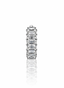 "Big zirconias" earring - titanium clicker with zirconias