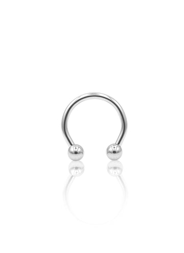 Tytanowa Podkowa z Kuleczkami 1.6/8/4 z Gwintem Wewnętrznym