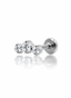 Kolczyk do ucha "Small tiara" - tytanowy labret z cyrkoniami