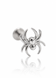 Kolczyk do ucha "Small spider" - tytanowa nakrętka