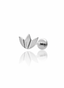 Kolczyk do ucha "Lotus petal" - tytanowy labret w kształcie listka