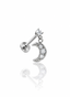 Kolczyk do ucha "Moon drop" -  labret z zawieszką