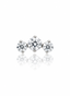 Kolczyk do ucha "Small tiara" - tytanowy labret z cyrkoniami